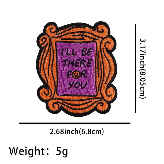 Friends ‘I’ll Be There For You | Frame’ Embroidered Patch