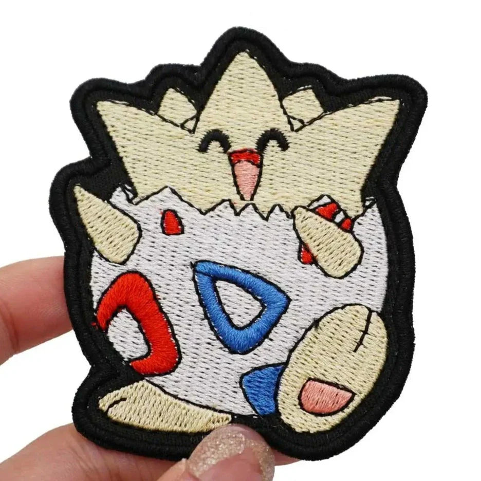 Pocket Monster 'Togepi' Embroidered Velcro Patch