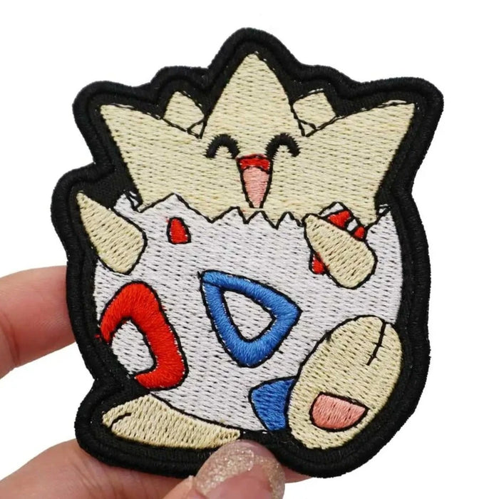 Pokemon 'Togepi' Embroidered Velcro Patch