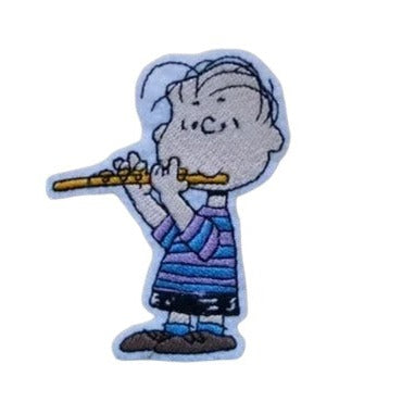 Linus Embroidery Design The Peanuts Movie 'Linus Van Pelt | Flute' Embroidered Patch