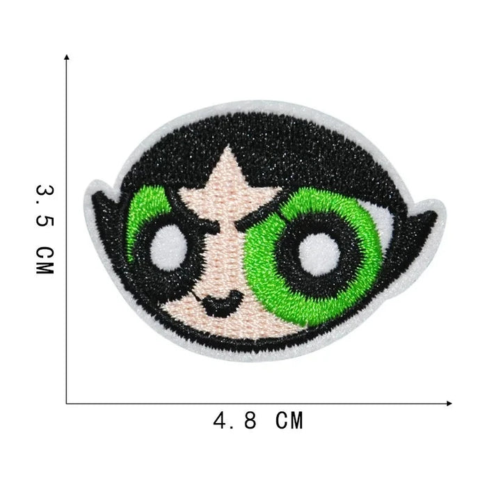 The Powerpuff Girls 'Buttercup | Head' Embroidered Patch