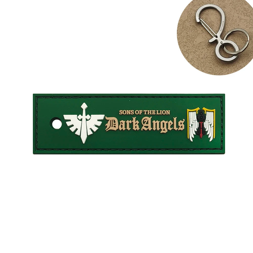 Warhammer 'Dark Angels | Sons of the Lion' PVC Rubber Velcro Patch