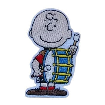 The Peanuts Movie 'Charlie | Playing Drum' Embroidered Patch
