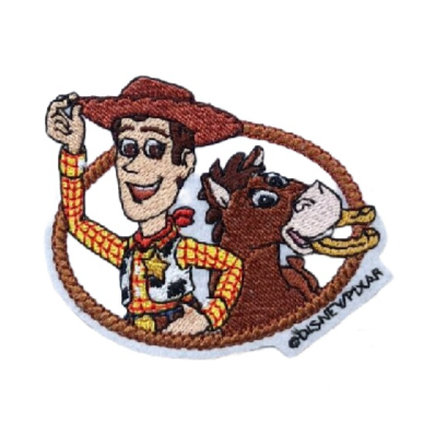 Andy's Room 'Woody And Bullseye' Embroidered Patch