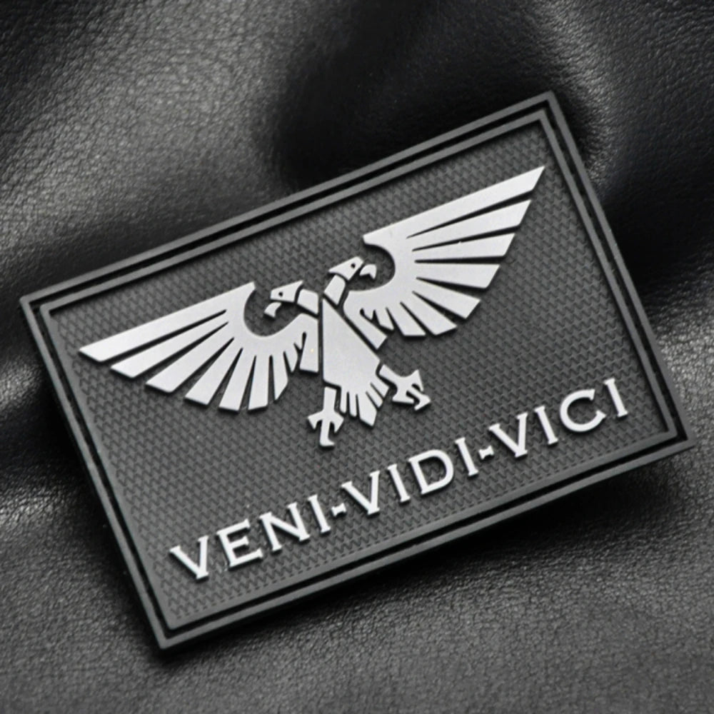 Eagle Wings 'Veni Vidi Vici' PVC Rubber Velcro Patch