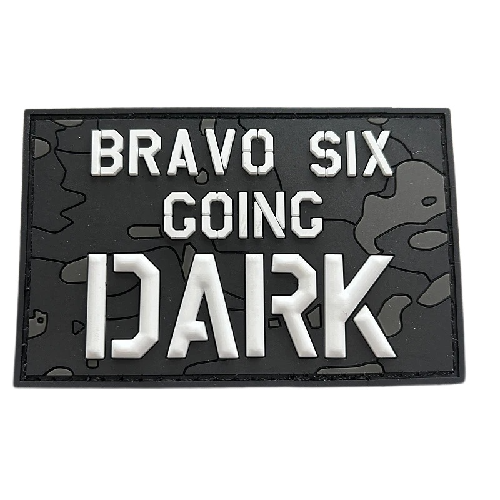 Call of Duty 'Bravo Six Going Dark' PVC Rubber Velcro Patch