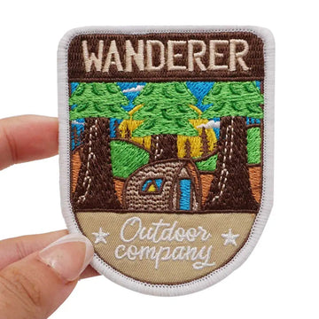 Outdoor Adventure 'Wanderer' Embroidered Patch