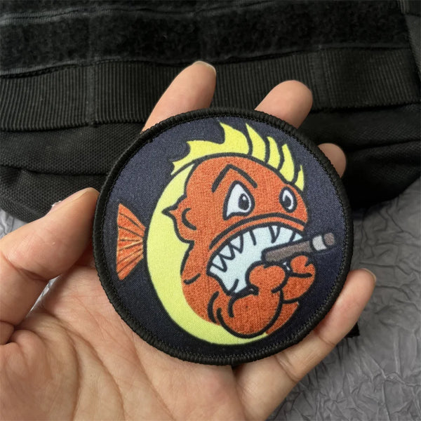 Springfield 'Hellfish' Embroidered Velcro Patch