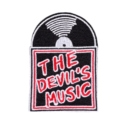 The Devil's Music 'Phonograph Disc' Embroidered Patch