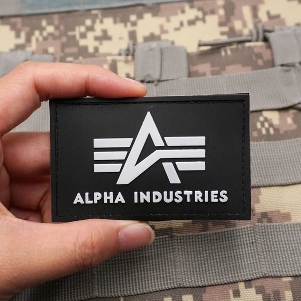 Alpha Industries 'Logo' PVC Rubber Patch