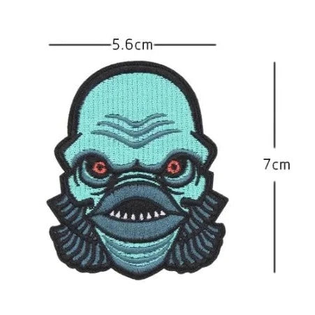 Creature from the Black Lagoon 'Gill-Man | Head' Embroidered Velcro Patch