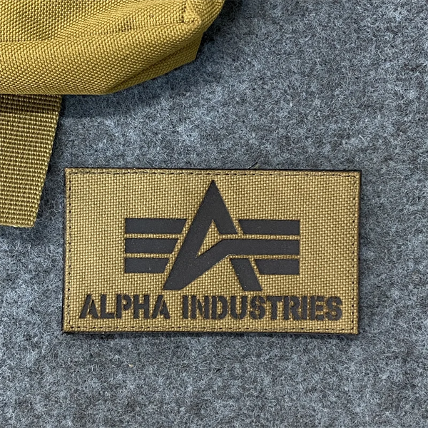 Alpha Industries 'Logo' Embroidered Velcro Patch