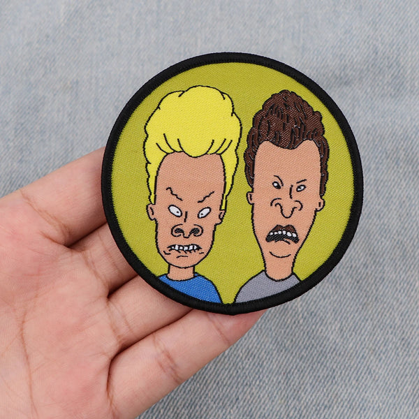 Beavis and Butt-Head ‘Silly Face | Round’ Embroidered Patch