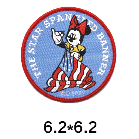 Mickey Mouse 'Minnie | The Star Spangled Banner' Embroidered Patch