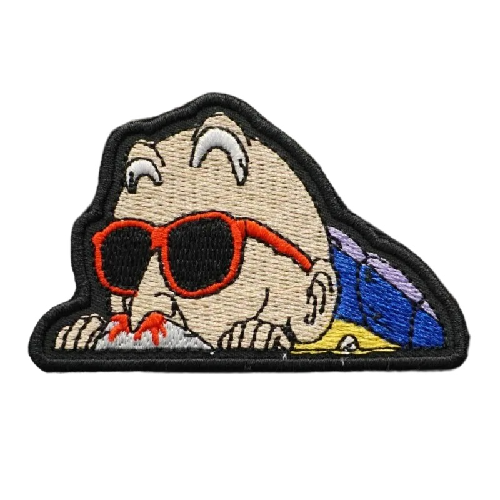 Saiyan Saga 'Master Roshi | Peeking' Embroidered Velcro Patch