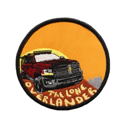 The Lone Overlander 'Round' Embroidered Patch