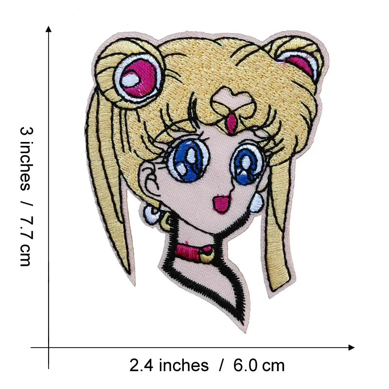 Sailor Moon 'Pretty Face' Embroidered Patch