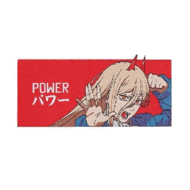 Chainsaw Man 'Power' Embroidered Velcro Patch