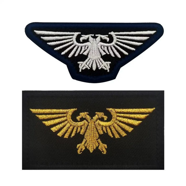 Top Gun 'Double Headed Eagle | Set of 2' Embroidered Velcro Patch