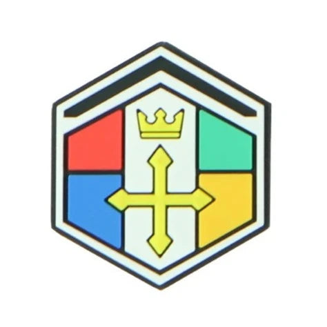 Voltron 'Chest Crest Symbol | Mini Hexagon' PVC Rubber Velcro Patch ...