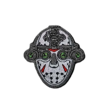 Jason Voorhees 'Night Vision Goggles' Embroidered Velcro Patch