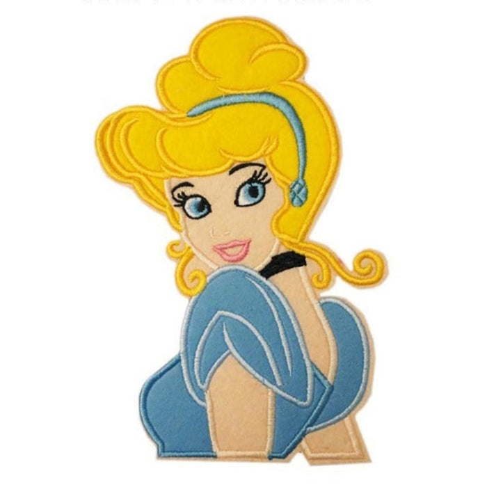 Glass Slipper 'Posing' Embroidered Patch