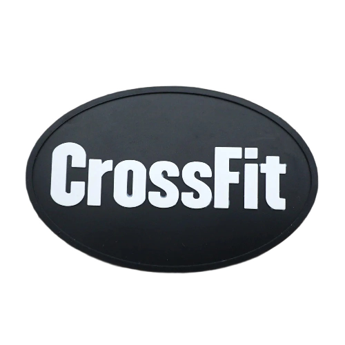 CrossFit 'Oval | 1.0' PVC Rubber Velcro Patch