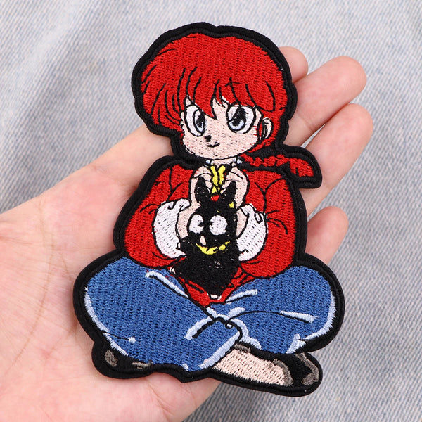 Ranma ½ 'Ranma Saotome and P-Chan' Embroidered Patch