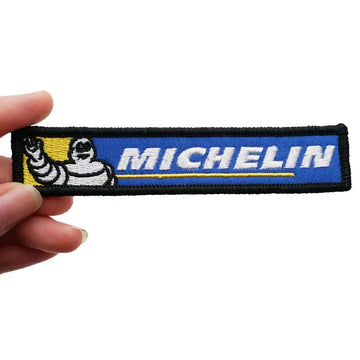 Michelin Logo 'Rectangle' Embroidered Velcro Patch
