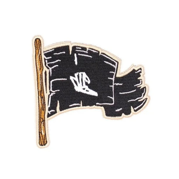 Pirate Flag Embroidered Velcro Patch