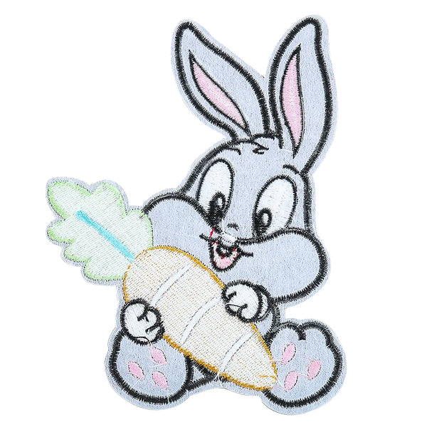 Looney Tunes 'Baby Bunny | Holding Carrot' Embroidered Patch