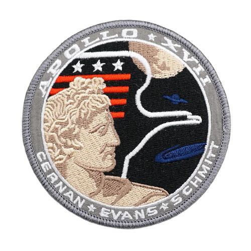 Space 'Apollo XVII | Cernan Evans Schmitt' Embroidered Velcro Patch