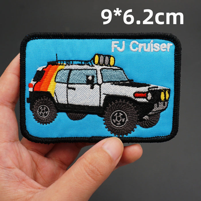 Off-Road Vehicles 'FJ Cruiser' Embroidered Patch