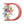 Load image into Gallery viewer, Cute &#39;Pink Letter D | Flowers&#39; Embroidered Patch
