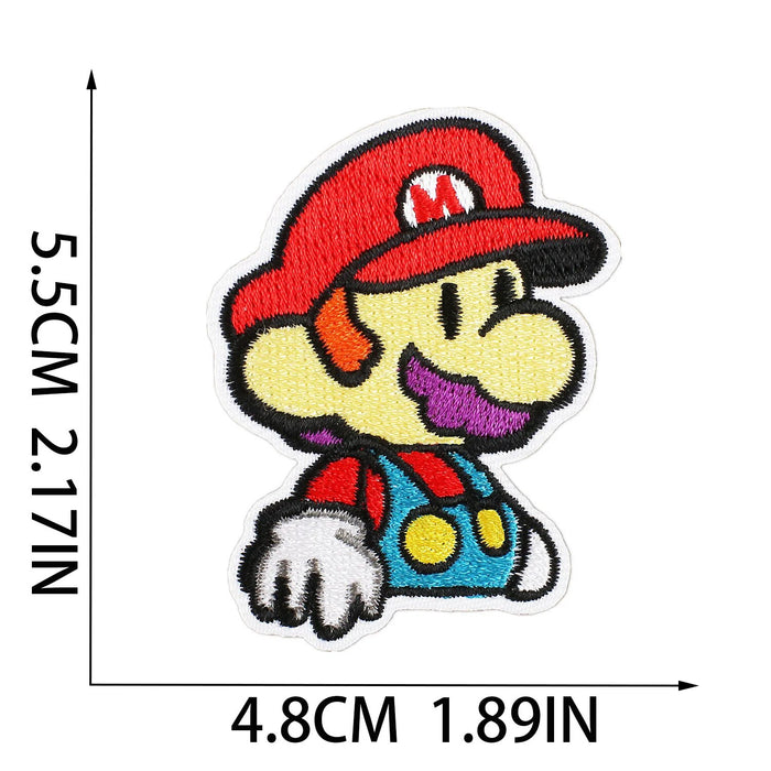 Super Mario Bros. 'Mario Head' Embroidered Patch — Little Patch Co