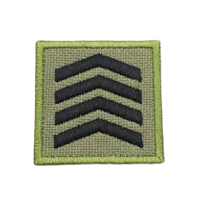 Military Rank 'Chief Adjutant | Square' Embroidered Velcro Patch