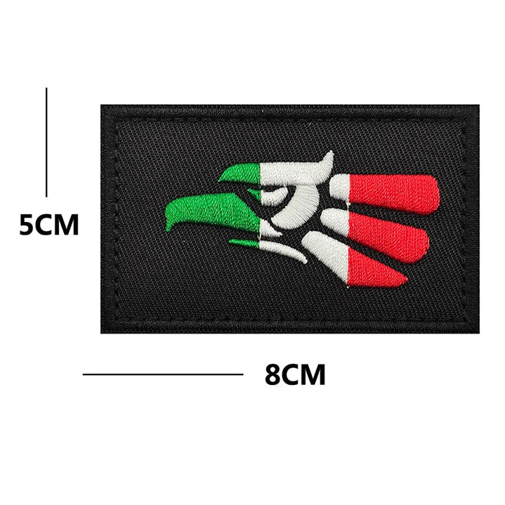 Mexico Eagle 'Square' Embroidered Velcro Patch