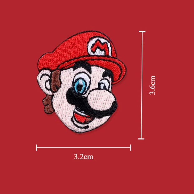 Mushroom Kingdom Bros. 'Mario | Surprised Face' Embroidered Patch