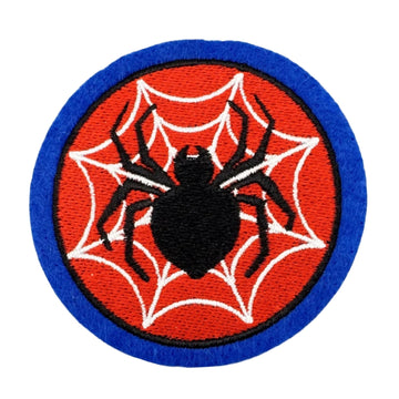 Spider-Man 'Black Spider and Spider Web | Round' Embroidered Patch