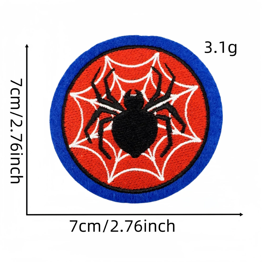 Spider-Man 'Black Spider and Spider Web | Round' Embroidered Patch