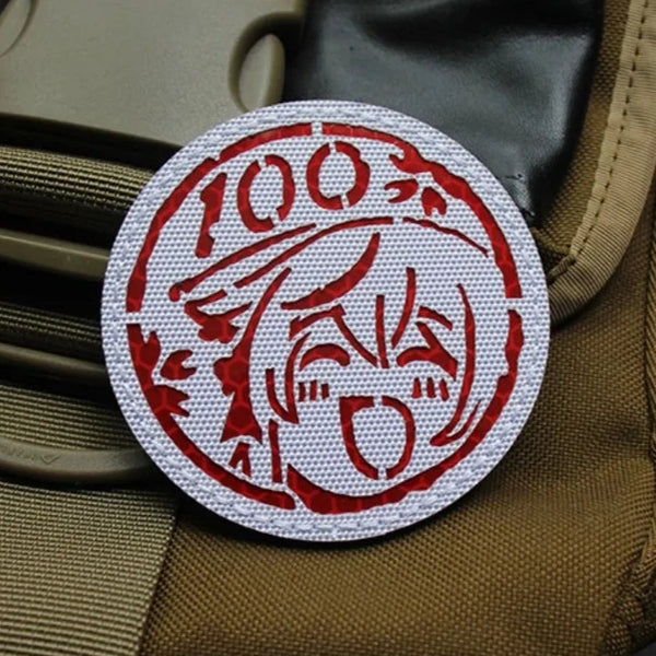 Blue Archive 'Sunohara Kokona | Happy Stamp | Reflective' Embroidered Velcro Patch