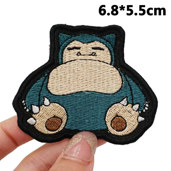 Pocket Monster 'Snorlax | Sitting 3.0' Embroidered Patch