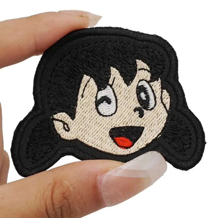 Doraemon 'Shizuka Minamoto | Head' Embroidered Velcro Patch