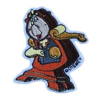 Beauty and the Beast 'Cogsworth' Embroidered Patch