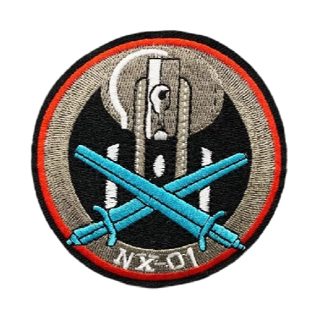 Star Trek 'NX-01 Crossed Swords' Embroidered Patch
