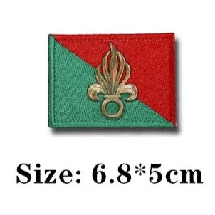 Emblem 'French Foreign Legion Logo | Square' Embroidered Velcro Patch