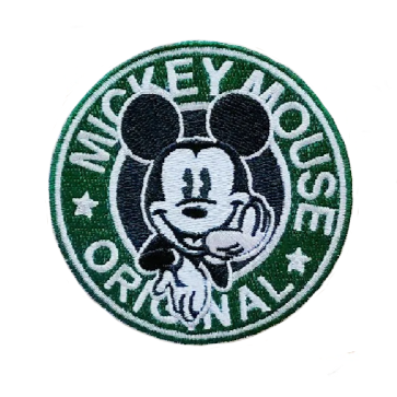 Mickey Mouse Original 'Peeking Mickey' Embroidered Patch