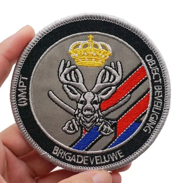 Military Tactical 'Brigade Veluwe' Embroidered Velcro Patch