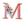 Load image into Gallery viewer, Cute &#39;Pink Letter M | Flowers&#39; Embroidered Patch
