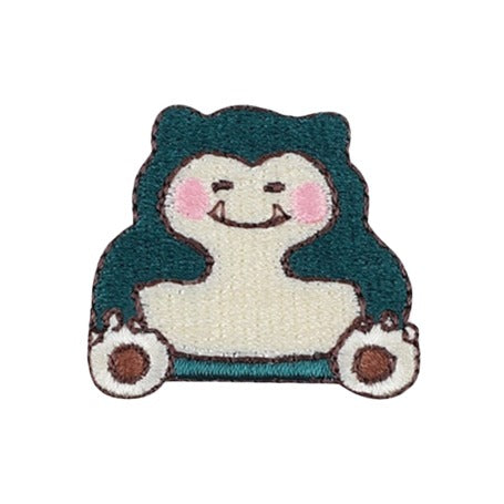 Pocket Monster 'Cute Snorlax | Blushed' Embroidered Patch